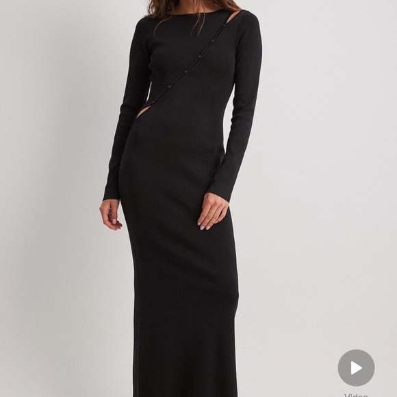 Clair rose x Na-kd Cut Out Maxi Dress - Picture 3 of 3